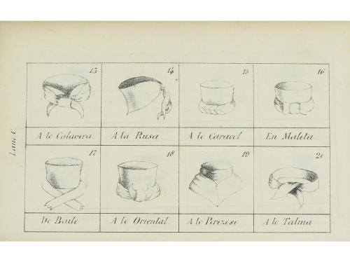1832. LIBRO. (ARTE-MODA). ARTE DE PONERSE LA CORBATA DE MIL 