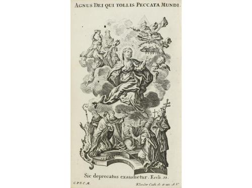 1790 ca. LIBRO. (MARIANISMO). LETANIA MARIANA, Y LAURETANA: 