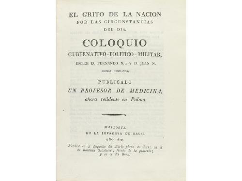 1814. LIBRO. (HISTORIA). ESCOIQUIZ, JUAN:. IDEA SENCILLA DE 