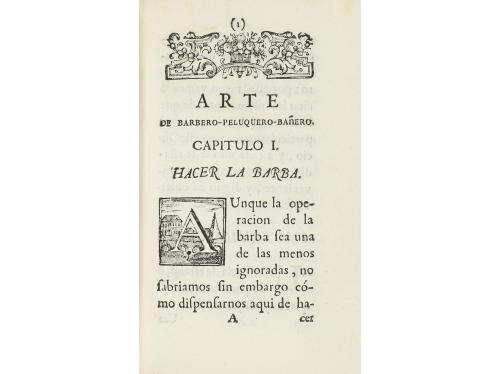 1771 ca. LIBRO. (PELUQUERÍA-ARTE). GARSAULT:. ARTE DE BARBER
