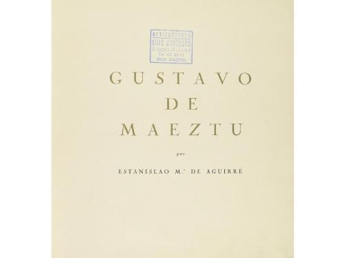 1922. LIBRO. (ARTE). AGUIRRE, ESTANISLAO Mª DE:. GUSTAVO DE 