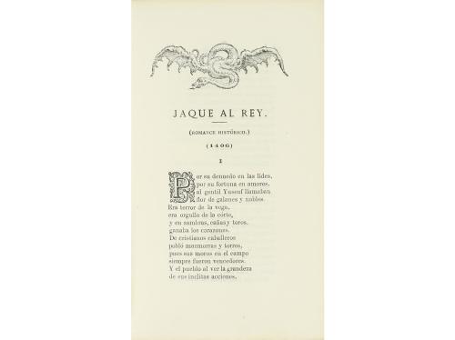 1873. LIBRO. (LITERATURA-ROMANCERO). ROMANCERO ESPAÑOL. COLE
