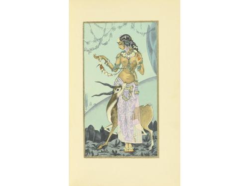 1921-1925. LIBRO. (LITERATURA EN FRANCÉS- ENCUADERNACIÓN). L