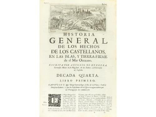 1726. LIBRO. (HISTORIA- AMÉRICA). HERRERA Y TORDESILLA, JUAN