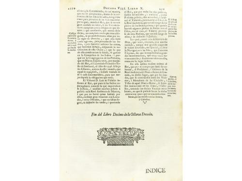 1730. LIBRO. (HISTORIA-AMÉRICA). HERRERA, ANTONIO:. HISTORIA