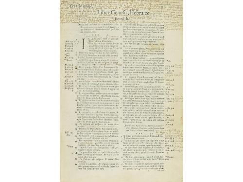 1555. LIBRO. (HUMANIDADES). BIBLIA SACROSANCTA VETERIS, ET N