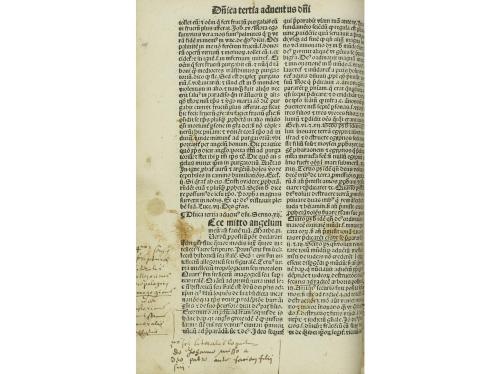 1497. LIBRO. (INCUNABLE). SANCI VINCENTII:. SERMONES... ORDI