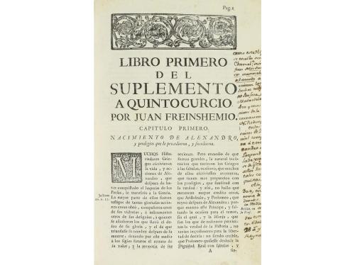 1749. LIBRO. (HISTORIA). CURCIO RUFO, QUINTO:. DE LA VIDA, Y