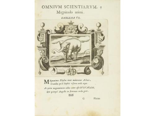 1650. LIBRO. (EMBLEMAS). THEATRUM OMNIUM SCIENTIARUM, SIVE A