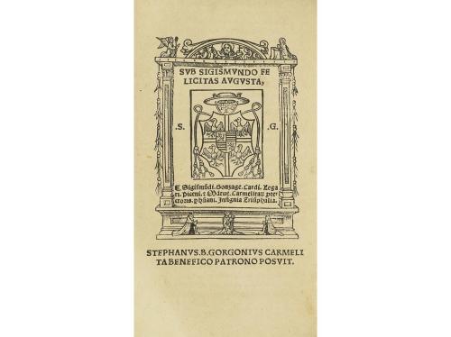 1516. LIBRO. (HUMANIDADES). MAXIMUS BAPTISTA MANTUANUS:. AD 