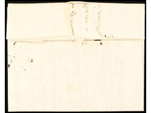 ✉ ESPAÑA: PREFILATELIA. 1763. VALENCIA a FRANCIA. Marca VALE