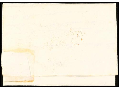 ✉ ESPAÑA. 1808. PEÑAFIEL. Marca CA. LA. VA./PEÑAFIEL (nº 5).