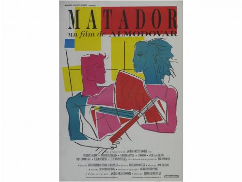 1986-1995. CARTEL CINE. (CINE ESPAÑOL). CONJUNTO DE 4 CARTE