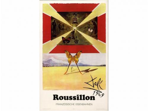 1969. CARTEL. (TURISMO). DALÍ, S:. LOTE DE 2 CARTELES: NORMA