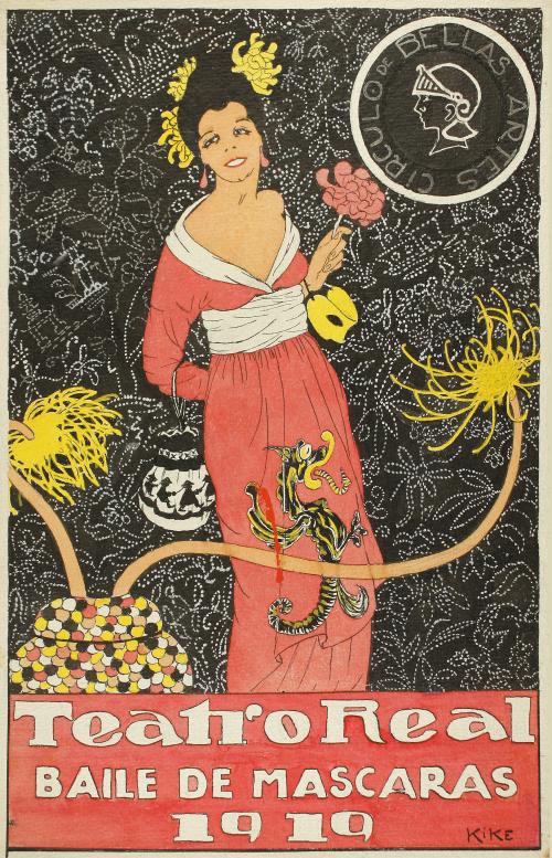 1919. ORIGINAL ARTÍSTICO. (ESPECTACULOS). TEATRO REAL. BAILE