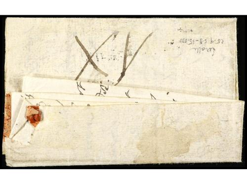 ✉ ESPAÑA: PREFILATELIA. 1714 (24 agosto). GUERRA DE SUCESIÓN