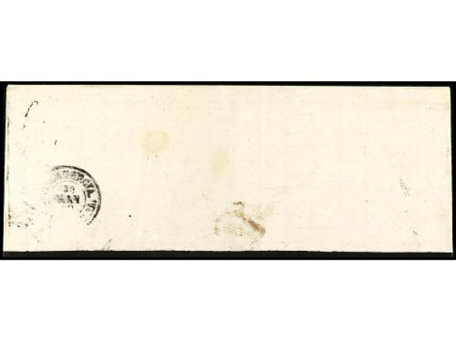 ✉ ESPAÑA. Ed. 91. 1868. VIGO a VILLAGARCÍA. 10 cents. verde,