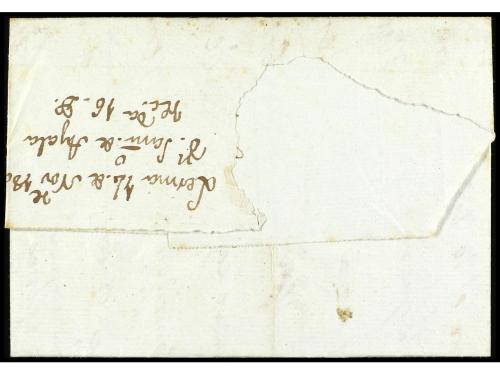 ✉ ESPAÑA: PREFILATELIA. 1801. LERMA a SAN SEBASTIÁN. Marca L