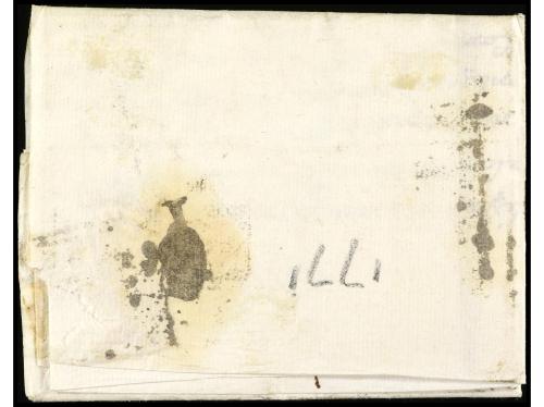 ✉ ESPAÑA: PREFILATELIA. 1771. CUENCA a MADRID. Marca CASTILL