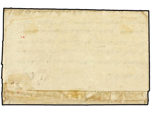 ✉ ESPAÑA. Ed. 33A. 1855. CALDAS a ORTIGOSA. 4 cuartos rojo s