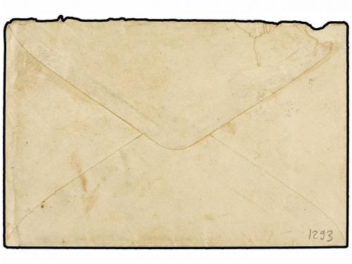 ✉ VENEZUELA. Ed. . 1886. CARUPANO a FRANCIA. 25 cts. castay 