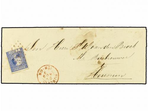 ✉ HOLANDA. Ed. . 1869 (Aug 29). Entire letter from NIJMEGEN 