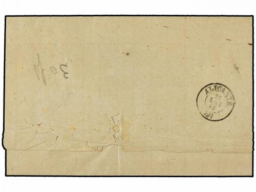 ✉ ALEMANIA ANTIGUOS ESTADOS: PRUSIA. 1865 (Jan 21st). Cover 