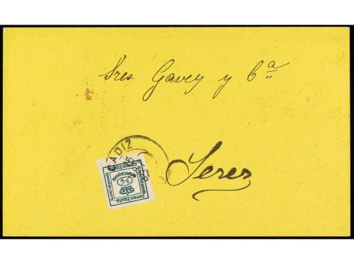 ✉ ESPAÑA. Ed. 173. 1882 (15 septiembre). Tarjeta Postal part