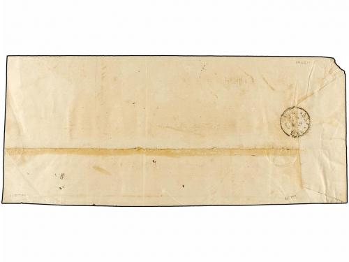 ✉ ESPAÑA. Ed. 201, 204 (14). 1881. IBIZA a PALMA. Plica Judi