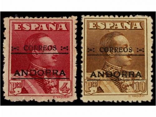 * COLONIAS ESPAÑOLAS: ANDORRA. Ed. 3N,4N,6N/10N,11N y 12N. 1