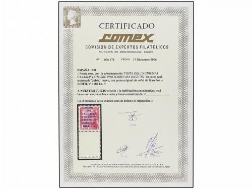 ** ESPAÑA. Ed. 1089hh. CANARIAS CORREO. 10 cents. s. 1 pta. 