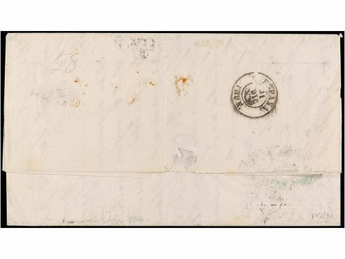 ✉ PUERTO RICO. Ed. 12 (2). 1876. SAN JUAN a GIJÓN (España). 