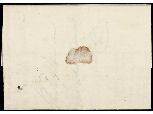 ✉ ESPAÑA: PREFILATELIA. 1775. ALMERÍA a FRANCIA. Marca ANDAL