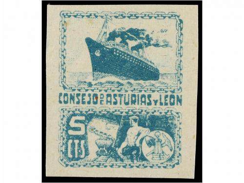 (*) ESPAÑA: ASTURIAS Y LEON. Ed. 4, 5 (2), 6, 7. Cinco valor