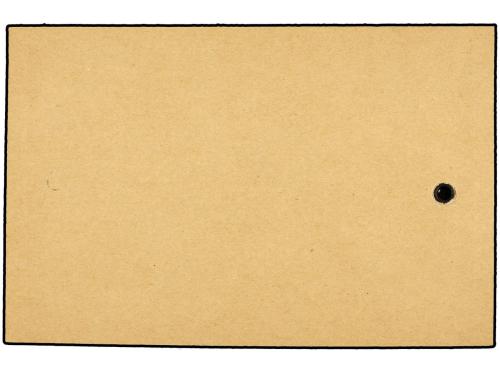 ✉ ESPAÑA. Ed. 220, 224. 1899. Etiqueta tarjeta para paquete 