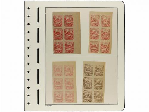 * ESPAÑA: ASTURIAS Y LEON. Ed. 1/5. ENSAYOS DE COLOR Y MACUL