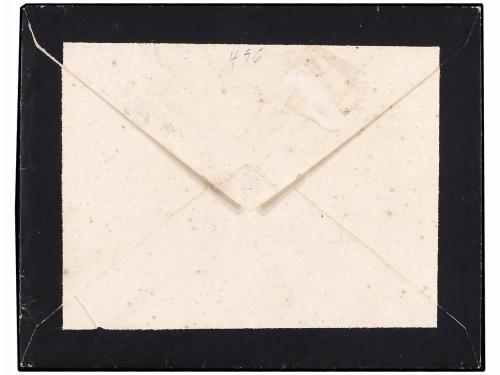 ✉ ESPAÑA. Ed. 201. (1855 CA,). ESQUELA MORTUORIA circulada c