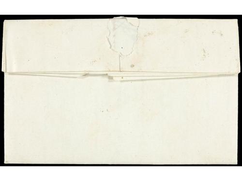 ✉ ESPAÑA: PREFILATELIA. 1838. PUERTO REAL a JEREZ. Marca R/C