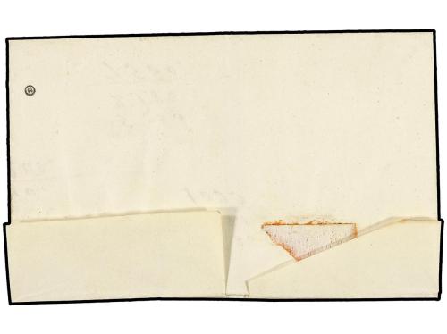 ✉ ESPAÑA: PREFILATELIA. 1847. Envuelta circulada a ESTERRI D