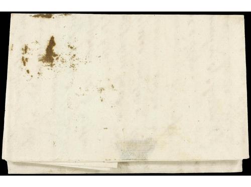 ✉ ESPAÑA: PREFILATELIA. 1825. CINTRUÉNIGO a PAMPLONA. Marca 