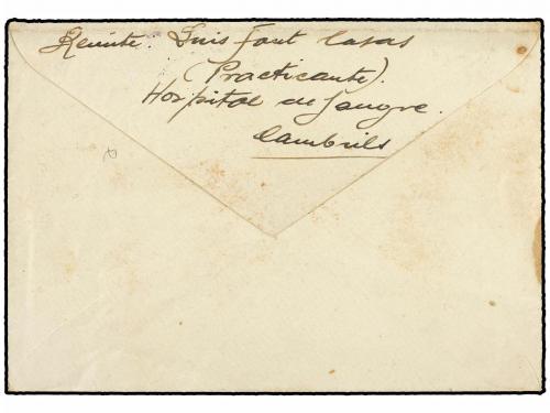 ✉ ESPAÑA GUERRA CIVIL. 1937. CAMBRILS (Tarragona) a BARCELON