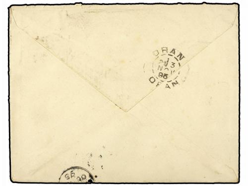 ✉ CABO DE BUENA ESPERANZA. Ed. . 1895. Cover to ALGERIA bear