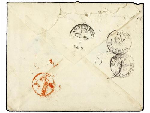 ✉ CABO DE BUENA ESPERANZA. Ed. . 1883. Cover and contents to