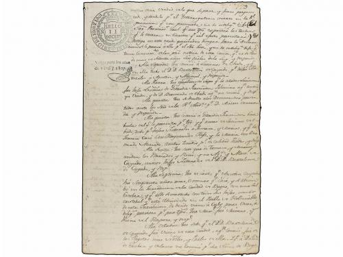 ✉ COLOMBIA. 1807. Conjunto de 6 Documentos fechados en CALY 