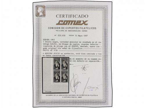 ** ESPAÑA. Ed. 1536ef. RAIMUNDO LLULL. 1 pta. negro UNICOLOR