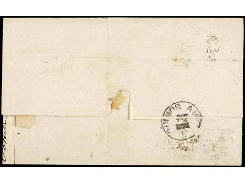 ✉ ESPAÑA. Ed. 177, 178. 1878. BARCELONA a BUENOS AIRES. 25 c