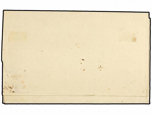 ✉ ESPAÑA. Ed. 33. 1854. PUEBLA DEL CARABIÑAL a SANTIAGO. 4 c