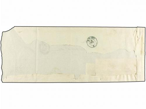 ✉ ESPAÑA. Ed. 35, 36. 1857. Dos plicas judiciales franqueada