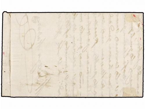 ✉ ESPAÑA. Ed. 58. 1863. CALAMOCHA a CALATAYUD. 4 cuartos cas