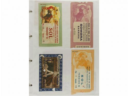 1940-1999. COLECCIONISMO. (TOROS). DOS ÁLBUMES CON ESNTRADAS